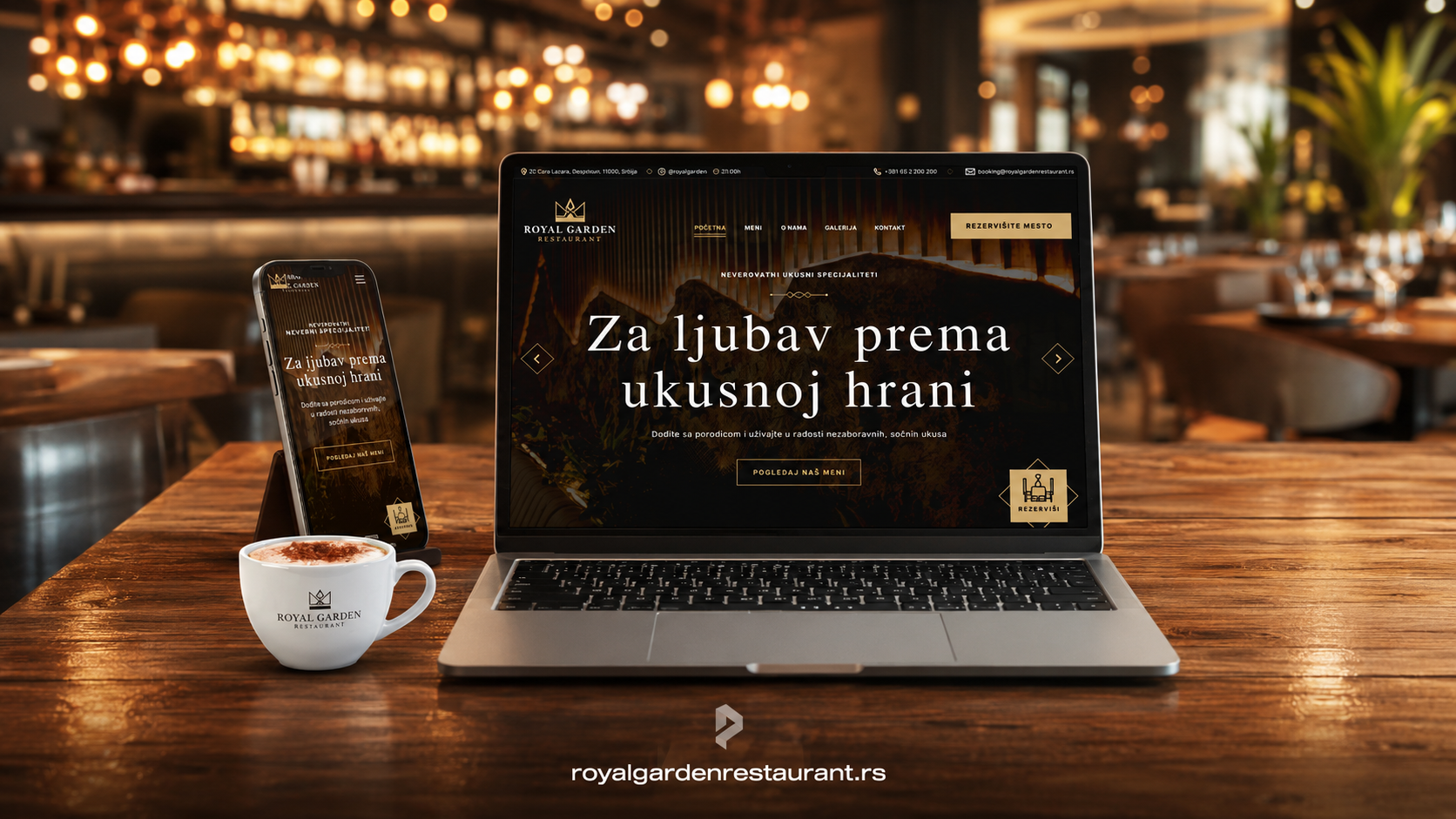 Royal Garden Restaurant Website